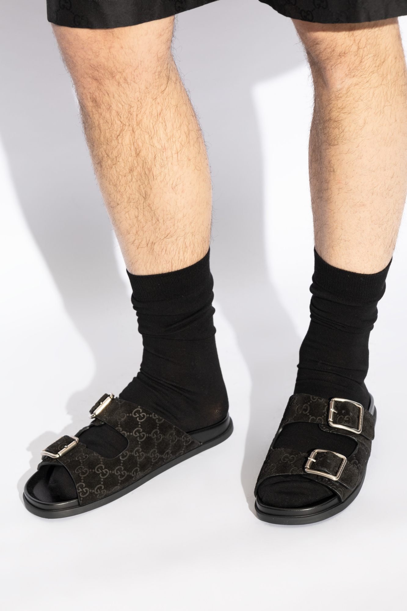 Black Suede slippers Gucci - Vitkac AS